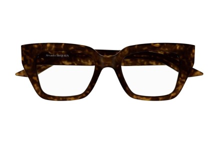 Brýle Alexander McQueen AM0453O 002 Cat Eye Havana