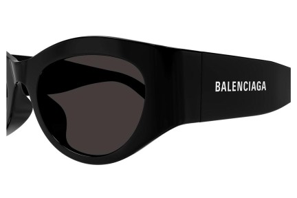 Sluneční brýle Balenciaga BB0330SK 001 Okrouhlé Černé