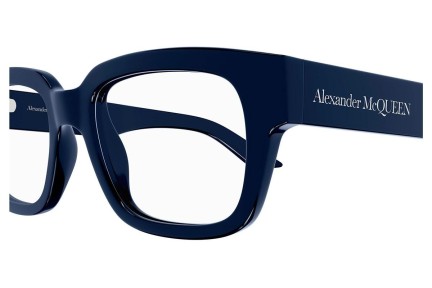 Brýle Alexander McQueen AM0454O 003 Squared Modré