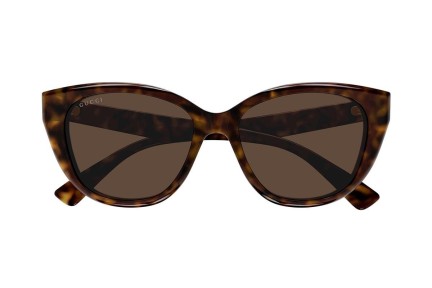 Sluneční brýle Gucci GG1588S 002 Cat Eye Havana