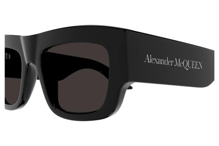 Sluneční brýle Alexander McQueen AM0449S 001 Obdélníkové Černé