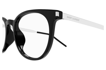 Brýle Saint Laurent SL683/F 001 Okrouhlé Černé