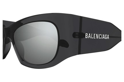 Sluneční brýle Balenciaga BB0327S 003 Squared Šedé