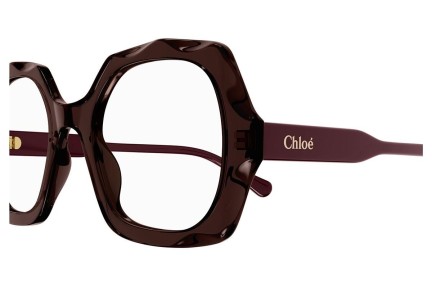 Brýle Chloe CH0228O 002 Squared Fialové