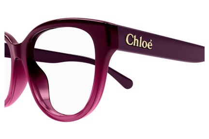 Brýle Chloe CH0243O 007 Obdélníkové Červené