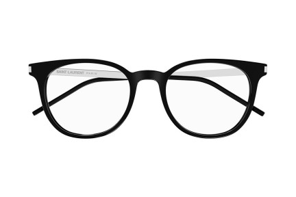 Brýle Saint Laurent SL683/F 001 Okrouhlé Černé