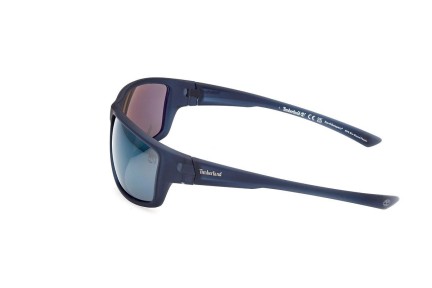 Sluneční brýle Timberland TB00003 91D Polarized Obdélníkové Modré