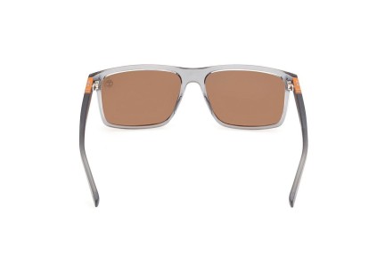 Sluneční brýle Timberland TB00006 20H Polarized Obdélníkové Šedé