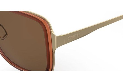 Sluneční brýle Smith AVELINE ETV/SP Polarized Squared Oranžové