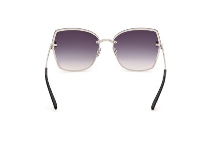 Sluneční brýle Tom Ford FT1107 16C Squared Stříbrné