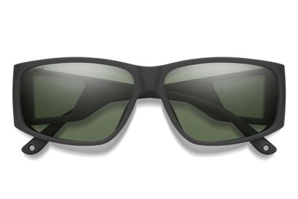 Sluneční brýle Smith MONROEPEAK 003/L7 Polarized Obdélníkové Černé