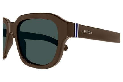 Sluneční brýle Gucci GG1508S 004 Obdélníkové Hnědé