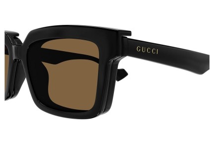 Sluneční brýle Gucci GG1543S 004 Obdélníkové Černé