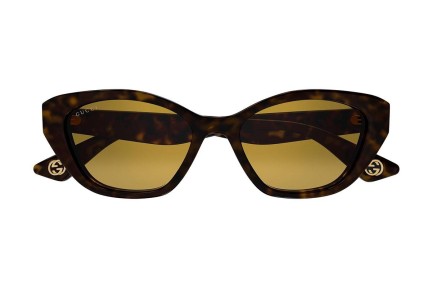 Sluneční brýle Gucci GG1638S 002 Cat Eye Havana