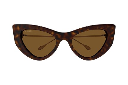 Sluneční brýle Gucci GG1565S 002 Cat Eye Havana