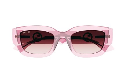 Sluneční brýle Gucci GG1558SK 003 Squared Růžové