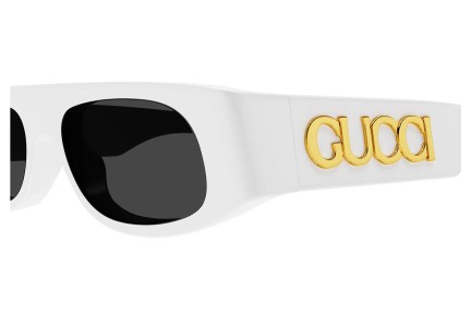 Sluneční brýle Gucci GG1771S 002 Obdélníkové Bílé