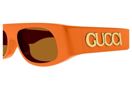 Sluneční brýle Gucci GG1771S 007 Obdélníkové Oranžové