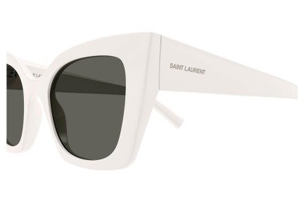 Sluneční brýle Saint Laurent SL552 009 Cat Eye Bílé