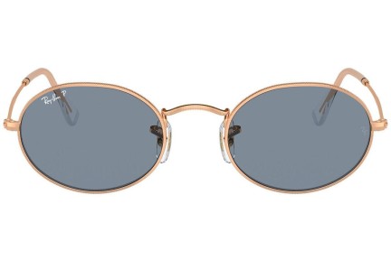 Sluneční brýle Ray-Ban Oval RB3547 9202S2 Polarized Tiny Růžové