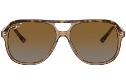 Sluneční brýle Ray-Ban Junior RJ9096S 7152T5 Polarized Pilot Hnědé