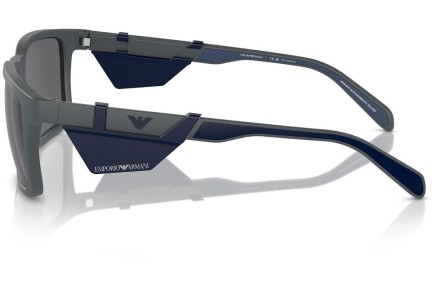 Sluneční brýle Emporio Armani EA4219 610387 Polarized Squared Šedé