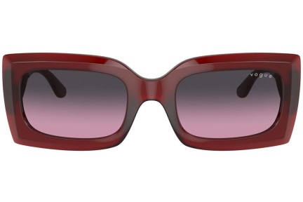 Sluneční brýle Vogue Eyewear VO5526S 309490 Obdélníkové Červené