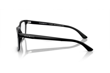 Brýle Emporio Armani EA3227 6051 Obdélníkové Černé