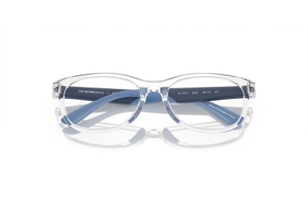 Brýle Emporio Armani EK3001 5893 Squared Průhledné