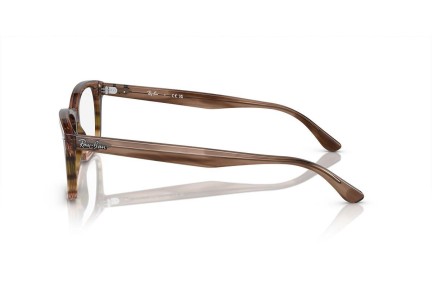 Brýle Ray-Ban RX5428 8255 Squared Hnědé