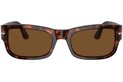 Sluneční brýle Persol PO3326S 24/57 Polarized Obdélníkové Havana