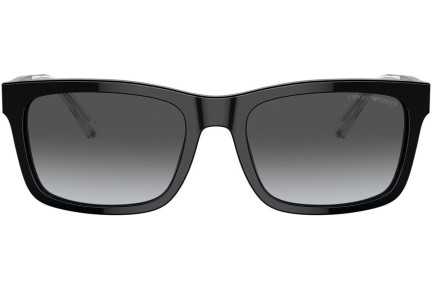 Sluneční brýle Emporio Armani EA4224 5017T3 Polarized Obdélníkové Černé