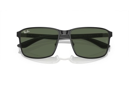 Sluneční brýle Ray-Ban RB3721 914471 Squared Stříbrné