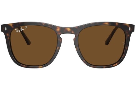 Sluneční brýle Ray-Ban RB2210 902/57 Polarized Squared Havana