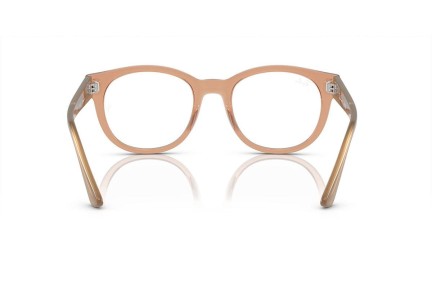 Brýle Ray-Ban RX7227 8313 Squared Hnědé