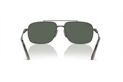 Sluneční brýle Ray-Ban Michael Titanium RB8096 165/GK Polarized Obdélníkové Šedé