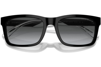 Sluneční brýle Emporio Armani EA4224 5017T3 Polarized Obdélníkové Černé