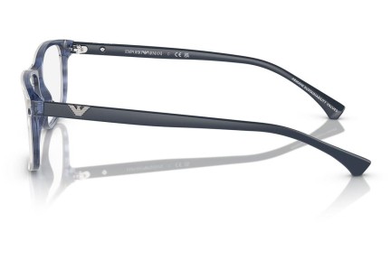 Brýle Emporio Armani EA3098 6054 Squared Modré