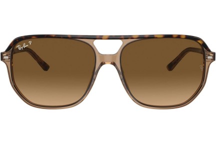 Sluneční brýle Ray-Ban RB2205 1292M2 Polarized Pilot Hnědé