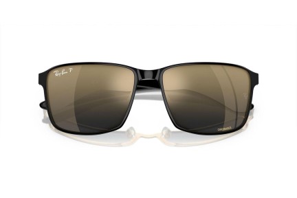 Sluneční brýle Ray-Ban Chromance Collection RB3721CH 187/J0 Polarized Squared Černé