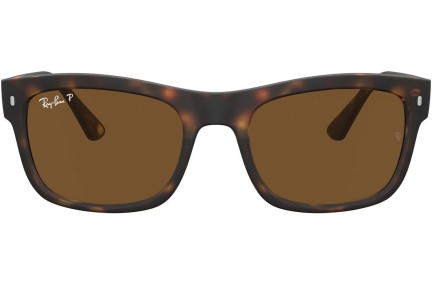 Sluneční brýle Ray-Ban RB4428 894/57 Polarized Squared Havana