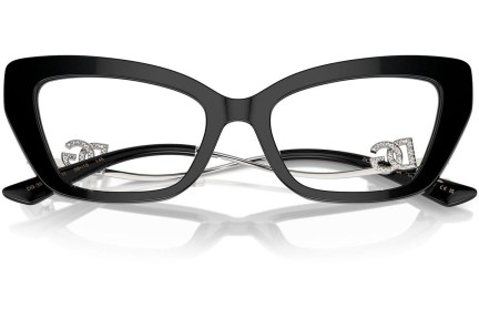 Brýle Dolce & Gabbana DG3391B 501 Cat Eye Černé