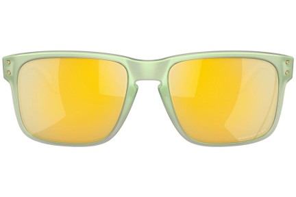 Sluneční brýle Oakley Holbrook OO9102 9102Y0 Polarized Squared Zelené