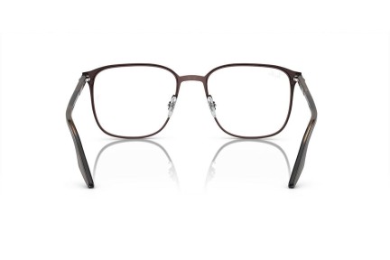 Brýle Ray-Ban RX6512 2593 Squared Hnědé