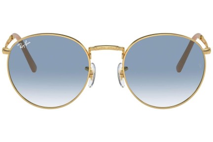 Sluneční brýle Ray-Ban New Round RB3637 001/3F Okrouhlé Zlaté