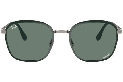 Sluneční brýle Ray-Ban RB3720 9264O9 Polarized Squared Zelené