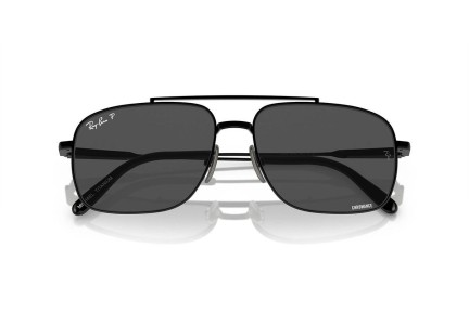 Sluneční brýle Ray-Ban Michael Titanium RB8096 9267K8 Polarized Obdélníkové Černé