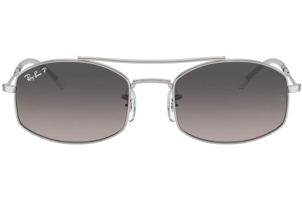 Sluneční brýle Ray-Ban RB3719 003/M3 Polarized Speciální Stříbrné