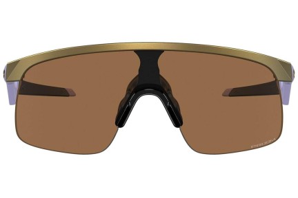 Sluneční brýle Oakley Resistor OJ9010 901014 Jednolité | Shield Zlaté