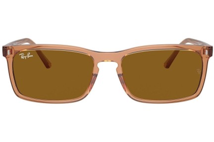 Sluneční brýle Ray-Ban RB4435 676433 Obdélníkové Hnědé